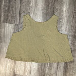 Free People We The Free Oversized New Love Distressed Tank Top - Small